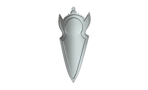 Modern Shield 3d model