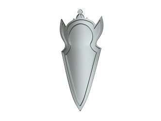 Modern Shield 3d model