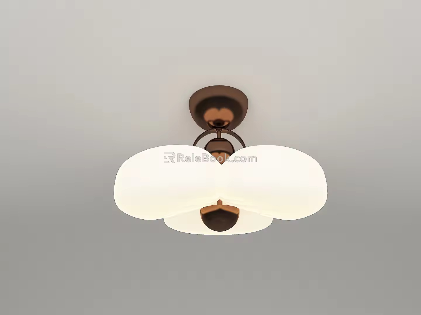 Modern minimalist chandelier 3d model