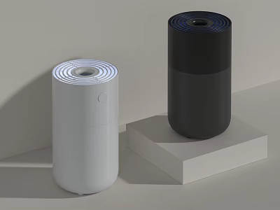 Modern Style Daily Appliances In White And Black 3d model