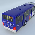 Rapid Penang Blue And White Modern City Bus With Electronic Display Route 103 Teluk Bahang