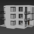 Modern Detached Villa Exterior With Balconies Large Windows And Contemporary Architectural Design