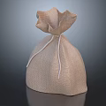 Natural Burlap Storage Bag With Drawstring Closure For Daily Use