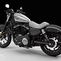 Vintage Black And Silver Cruiser Motorcycle With Single Seat Round Headlight Design