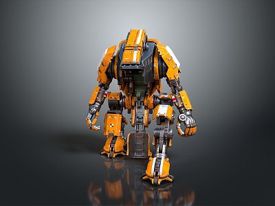 Mech Warrior Mech Soldier Machine Battlearm Mechanical Battlearm Machine Fighter Robot model