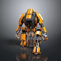 Mech Warrior Mech Soldier Machine Battlearm Mechanical Battlearm Machine Fighter Robot 3d model