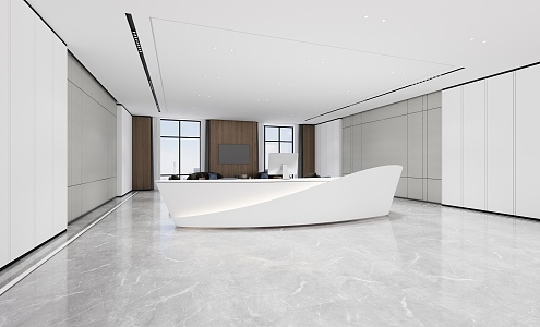 Company lobby 3d model