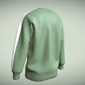 Light Green Long Sleeve Sweater With Round Neck And Casual Design