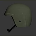 Light Green Protective Helmet Shell Design With Chin Strap And Side Vents