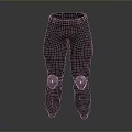 Workwear Pants With Knee Pads And Multiple Pockets For Daily Use 3d model
