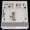 Stylish Modern Clothing Store Interior With Clothing Racks Display Areas And Mannequins