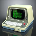 Classical computer antique computer antique PC old computer old computer old computer retro computer 3d model
