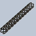 Long Strip Black Medical Device With Hollow Grid Design For Surgical Applications