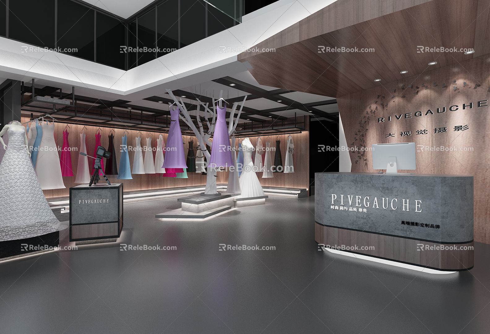 Industrial LOFT Clothing Store Shopping Mall Clothing Store 3d model