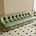 Middle Style Single Sofa 3d model