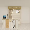 Maison Francis Kurkdjian Department Store Counter With Display Shelves Marble Elements And Product