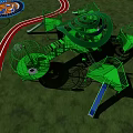 Small turtle modeling non-standard design 3d model