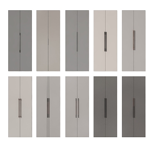 Modern Wardrobe Door 3d model