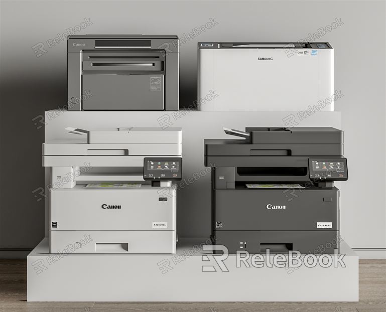 Modern printer printer combination model