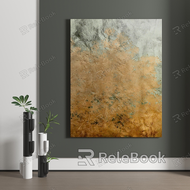 abstract decorative painting model