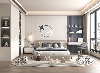 Modern Children's Room 3d model