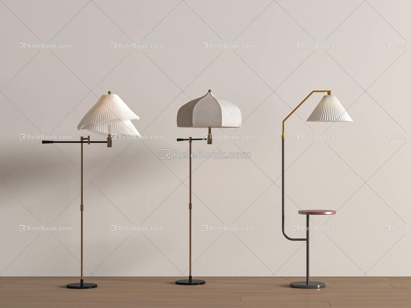 Modern floor lamp 3d model