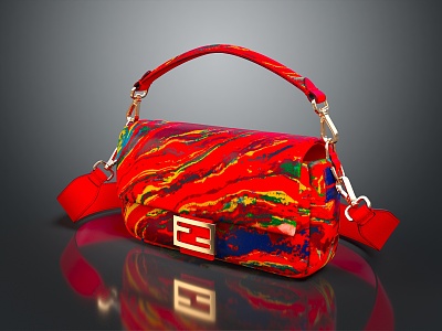 Modern Bag Fendi Women's Bag Women's Bag Women's Bag 3d model