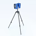 Public Facility Monitoring Blue Device On Tripod Stand For Public Area Measurement