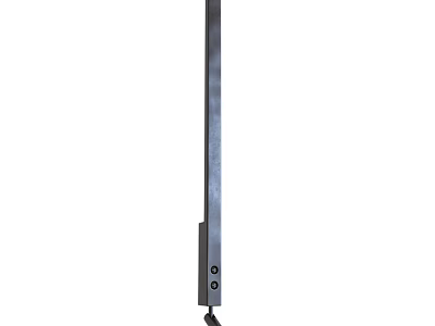 Modern Black Slim Wall Light with Minimalist Metal Design for Indoor Decoration 3d model