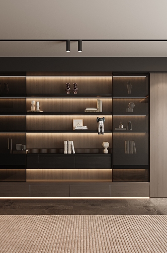 Italian Bookcase 3d model