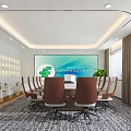 Modern Bank Interior With Service Counter Digital Screens Lounge Area And Green Plants