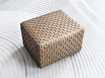 Modern Sofa Stool Low Stool Fabric Sofa Shoe Stool Carpet Stool Lazy Sofa model