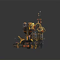 Modern Box Container 3d model