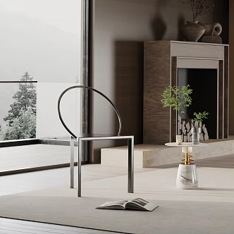 Modern Dining Chair 3d model