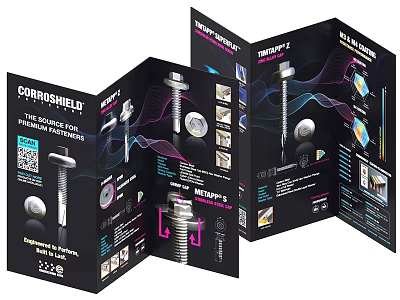 CORROSHIELD THREADPRO 2 Screw Product Brochure With Technical Specifications And Design 3d model