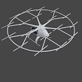 vertical take-off and landing aircraft 3d model