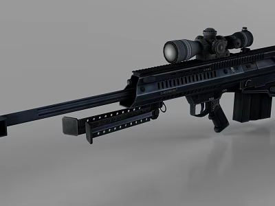 Modern Gun Heavy Machine Gun 3d model