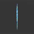 Stylish Blue Gradient Texture Long Striped Decorative Ornament For Home Interior