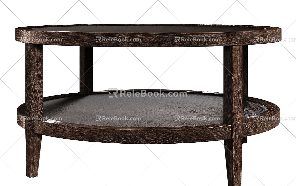 Coffee Table Vintage Coffee Table Log Coffee Table Small Round Table Round Table 3d model