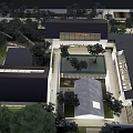 Modern Boutique Homestay Building With Courtyard Open Layout And Surrounding Trees