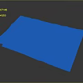 Detailed Terrain 3D Map with Yellow Green Blue Colors Showcasing Mountains Rivers and Topographic Features