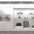 AVATR 4S Store Modern Showroom With Green And White Cars On