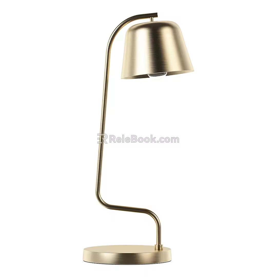 Nordic Simple Light Luxury Table Lamp Table Lamp Simple Light Luxury Table Lamp Decorative Table Lamp Casual Table Lamp Metal Table Lamp 3d model
