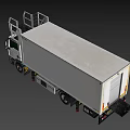 Efficient White Refrigerated Truck Featuring Hydraulic Lift Platform For Cargo Handling