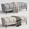 Modern Bed End Bench Bed End Bench 3d model