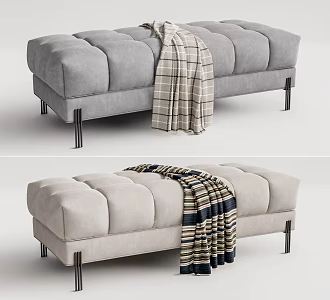 Modern Bed End Bench Bed End Bench 3d model