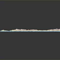 Detailed Scenic 3D Terrain Landscape With Blue Ocean And Mountainous Islands