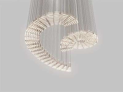 Modern Crystal Chandelier Fashion Crystal Chandelier 3d model