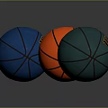 Vibrant Colored Basketballs For Daily Household Use In Purple Red Blue Orange Teal