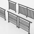 Various Metal Railings With Decorative Patterns And Different Designs For Outdoor Use